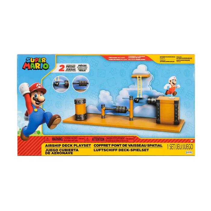 Nintendo - 2.5-inch Airship Deck Playset