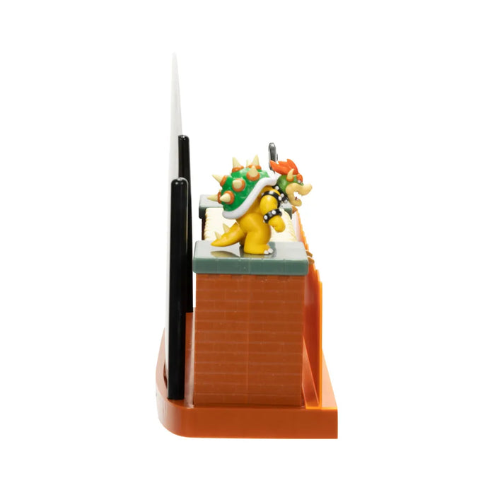 Nintendo - 2.5-inch DLX Bowser Battle Playset