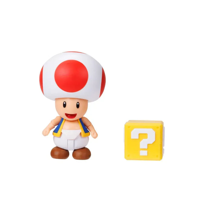 Nintendo - 4-inch Red Toad with Question Block