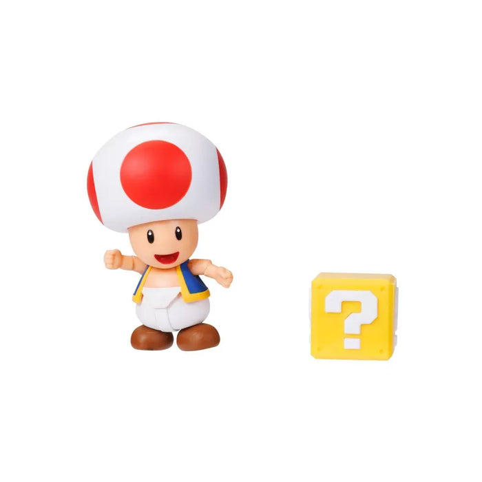 Nintendo - 4-inch Red Toad with Question Block