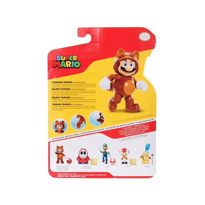 Nintendo - 4-inch Tanooki Mario with Leaf