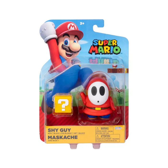 Nintendo - 4-inch Red Shy Guy with Question Block