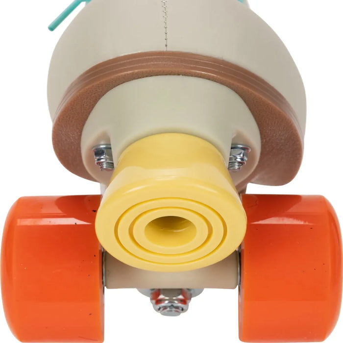 Cream Quad Roller Skates