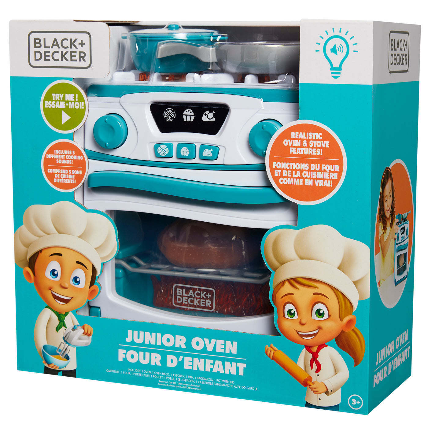 Black + Decker Junior Oven and Stove – JAKKSstore