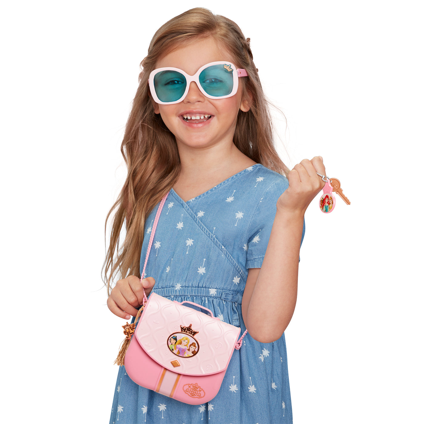 Disney Princess Style Collection World Traveler Purse Set Bag Sunglasses  Kid Toy | eBay