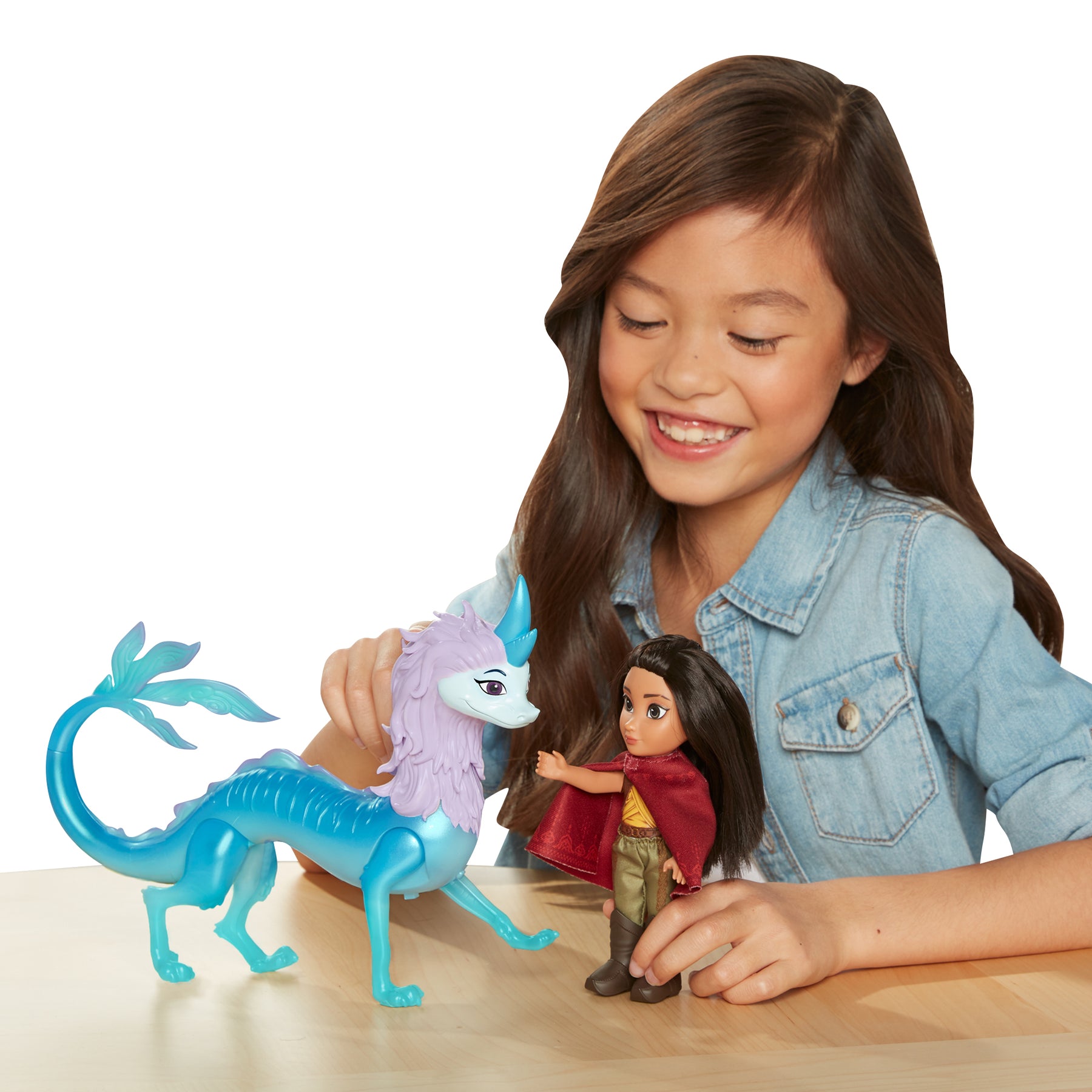Genuine Disney Raya and the Last Dragon Figure Play Set Of 6 Figurines Toy