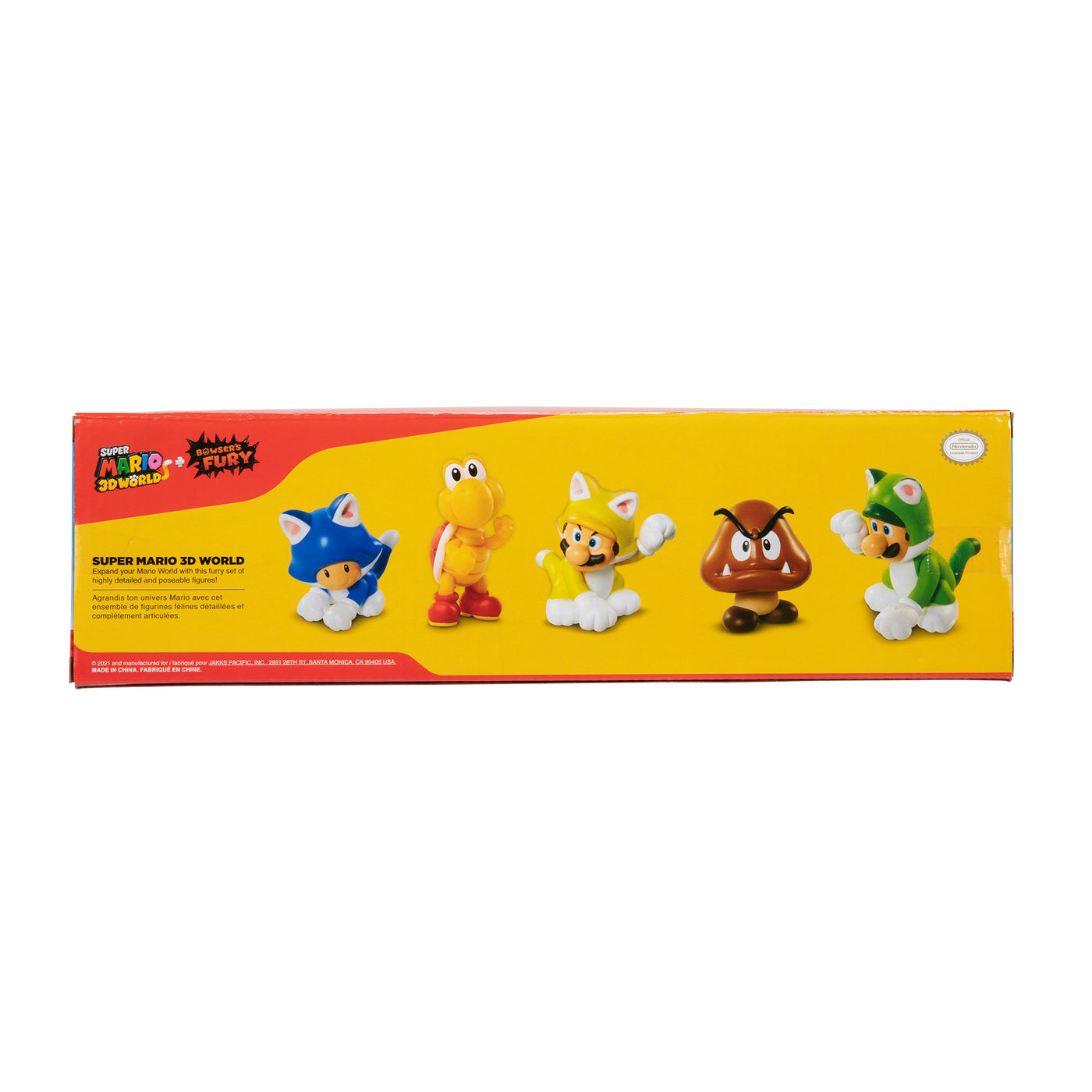 JAKKS PACIFIC Coffret diorama 5 figurines Super Mario pas cher