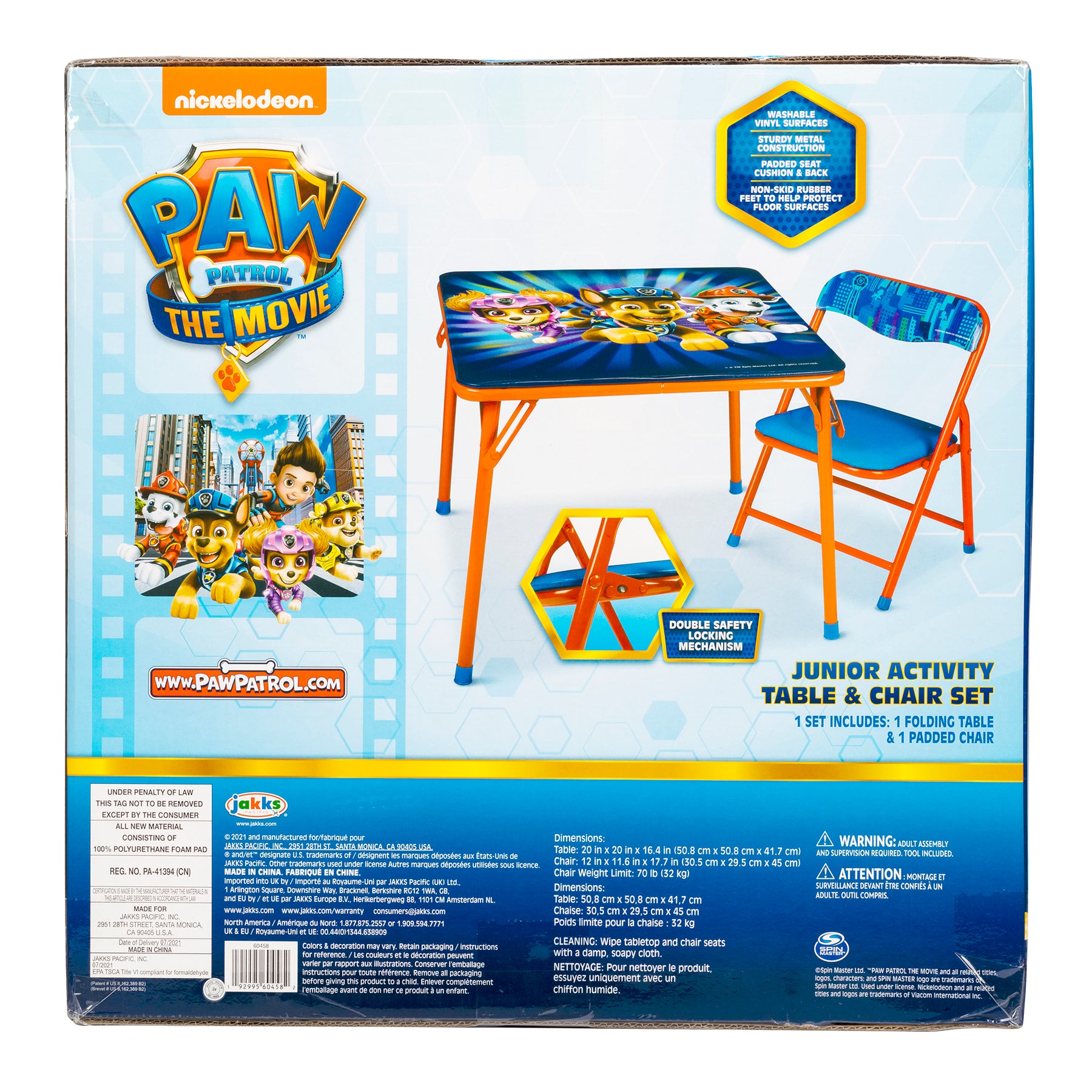Set De Table Paw Patrol Sky - 43x29 Cm - Sans BPA - Réutilisable - Pour Enfants