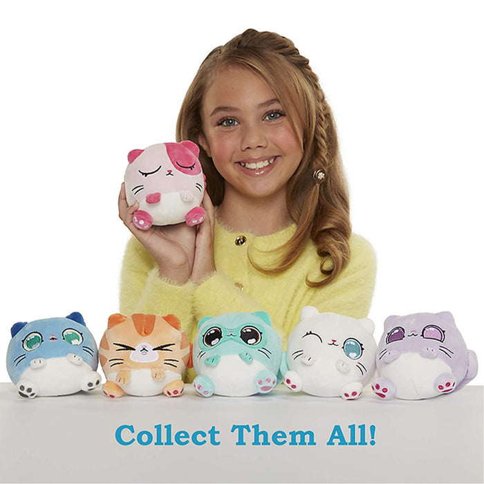 Kitten Catfé® Meowbles® Super Soft Scented Plush - Pink Calico Cat - “Meowberry Scented”