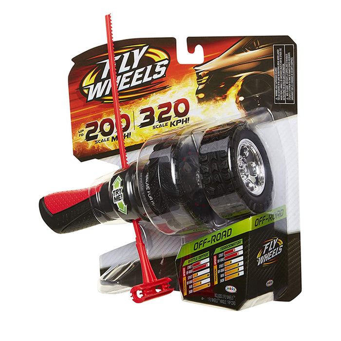 Fly Wheels® Launcher + 2 Off-Road Wheels - Rip it up® to 200 Scale MPH, Fast Speed