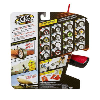Fly Wheels® Launcher + 2 Off-Road Wheels - Rip it up® to 200 Scale MPH, Fast Speed