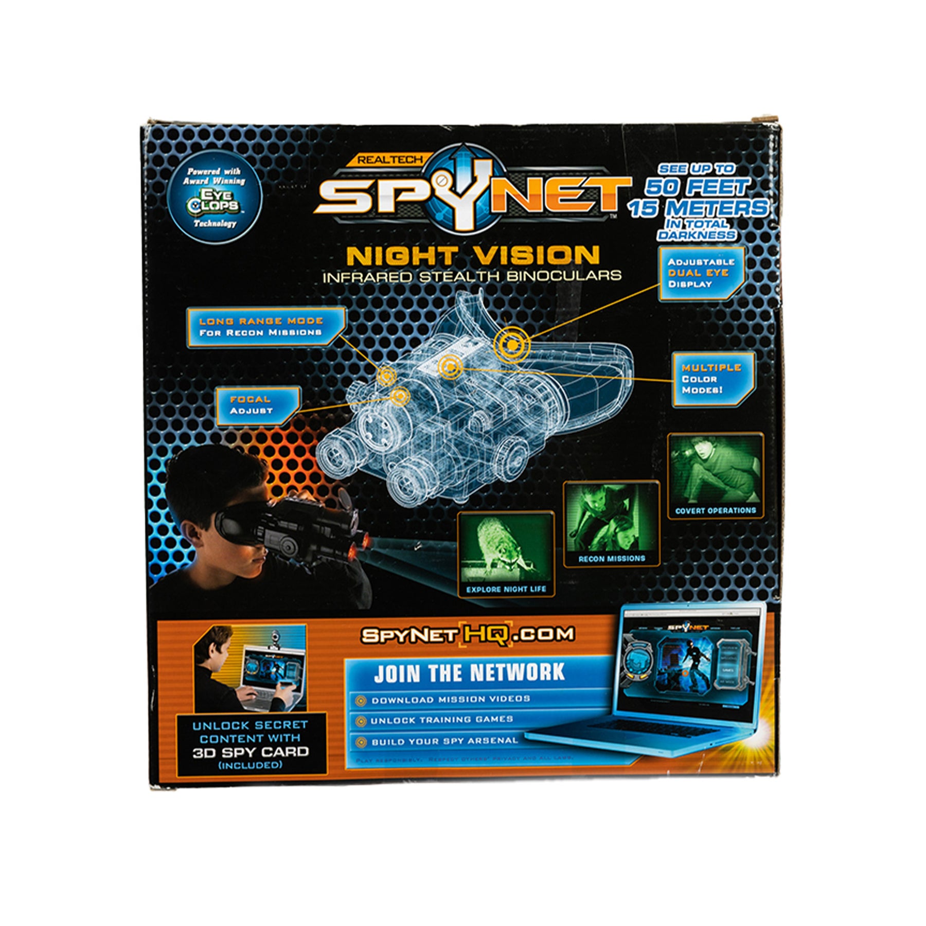 Spy Net Bionic Ear Spy Net® Night Vision Infrared Stealth Binoculars – JAKKSstore
