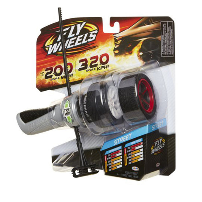 Fly Wheels® Launcher + 2 Street Wheels - Rip it up® to 200 Scale MPH, Fast Speed