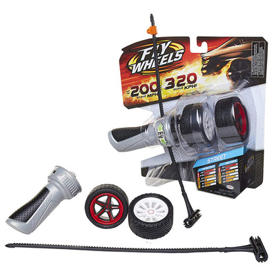 Fly Wheels® Launcher + 2 Street Wheels - Rip it up® to 200 Scale MPH, Fast Speed